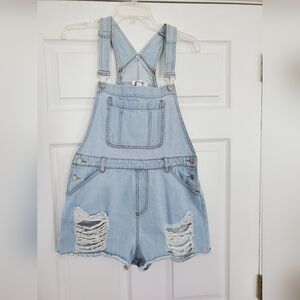 Wild honey womens size medium adjustable shortall